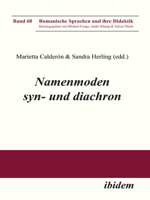cover image of Namenmoden syn- und diachron